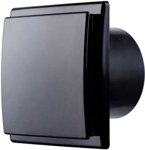 Fan Επιτοίχιος Εξαεριστήρας Μπάνιου 100mm Μαύρος