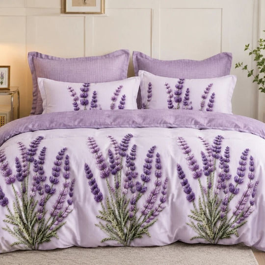 Pucioasa Σετ Διπλή 200x230cm Lavender