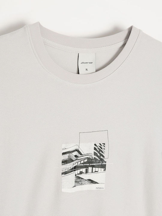 Αθλητικό T-shirt Γκρι