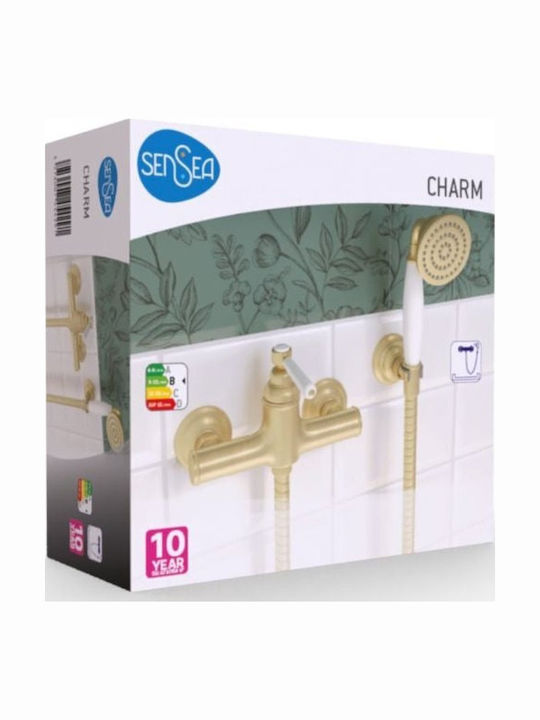 Sensea Sensea Baterie de dus amestecare Set complet neagră
