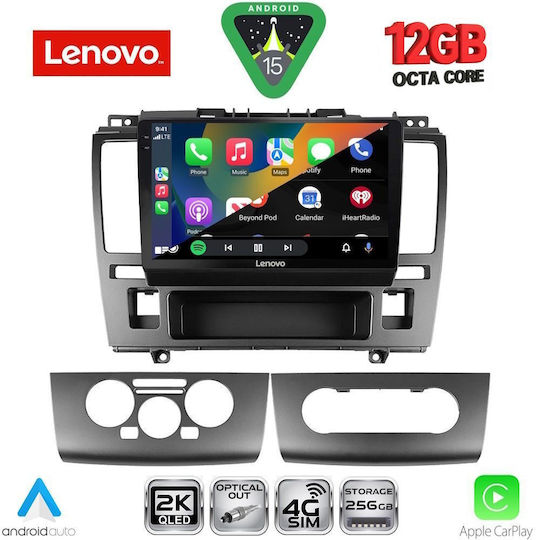Lenovo Автомобилна Аудио Система За BMW X1 / X3 / X4 Nissan Tiida 2004-2013 (Bluetooth/USB/Вграден Wi-Fi/GPS/Apple CarPlay/Android Auto) С Touch Screen 9"