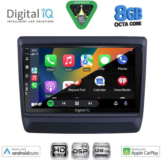 Digital IQ Автомобилна Аудио Система Isuzu D-Max 2020-2026 (Bluetooth/USB/WiFi/GPS/Apple CarPlay/Android Auto) с Touch Screen 9"