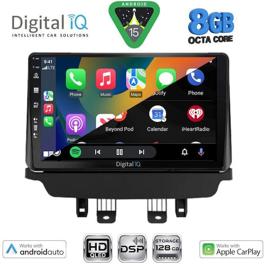 Digital IQ Автомобилна Аудио Система За Mazda CX-3 2014-2023 Bluetooth USB WiFi GPS Apple CarPlay Android Auto С 9" Touch Screen