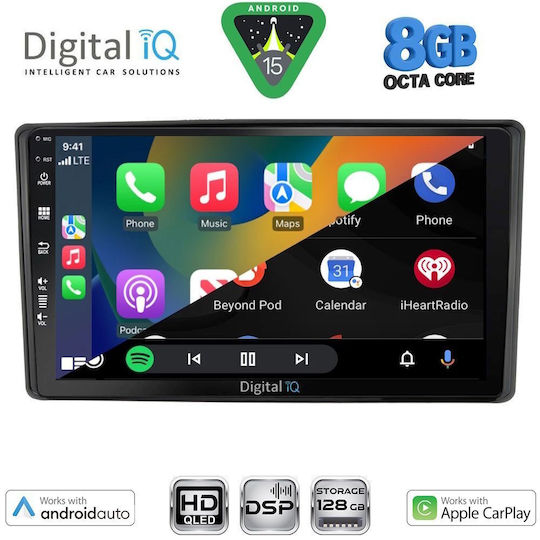 Digital IQ Автомобилна Аудио Система За Toyota Raize 2020-2026 Bluetooth USB Вграден Wi-Fi GPS Apple CarPlay Android Auto С Touch Screen 10"