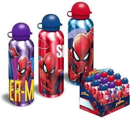 Copiidevis Sticlă Pentru Copii Spiderman Multicolor 500ml