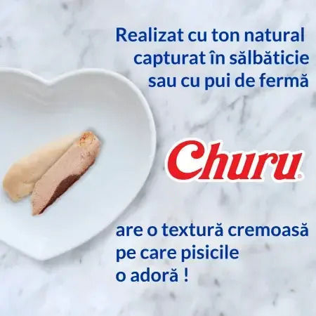 Ciao Churu Hairball Control Creamy Cat Treat Salmon Hairball Control 4 x 14 g