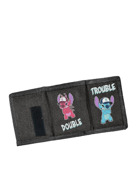 Paso Kids Coin Wallet with Velcro Black