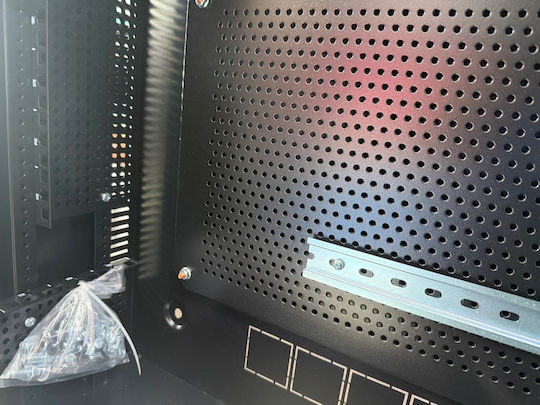 Netpro Επιτοίχια Καμπίνα Rack 54x20x54cm Γκρι SW-54254