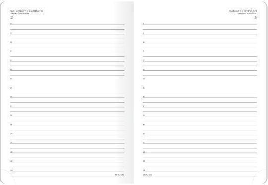 The Writing Fields Softline Дневен Дневник 2027 Черен 16.6x23.8см