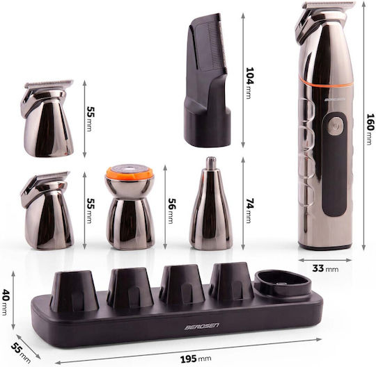 Berdsen Professionelles Satz Für Wiederaufladbare Haarschneider BD-270