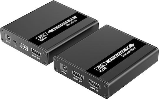 Lenkeng Kvm HDMI-Extender Über Ethernet 1080p 70m Loop Lkv223kvm