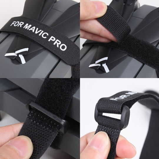Xrec Sicherheitsgurt Für Propeller Dji Mavic Pro Mavic 2 Pro Zoom Platinum Schwarz