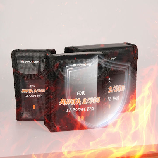 Fireproof Case Sunnylife 3x Batteries Dji Avata 2 Avata 360 At3-dc188-3 Sb11955