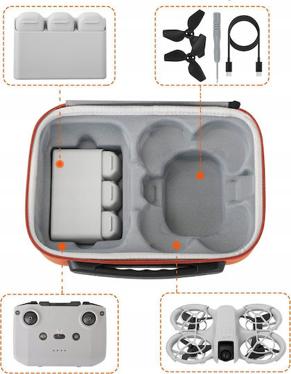 Sunnylife Dji Neo Carrying Case Suitcase Controller Accessories Black Ne-b864