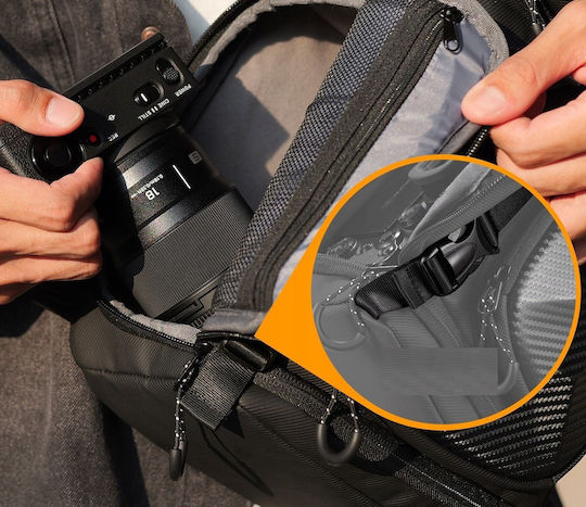 K&F Concept Wandrd Kamerataschen & -hüllen Rucksack Schwarz