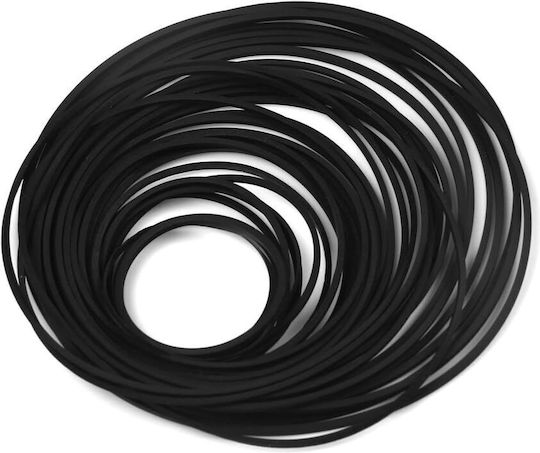 Set 120 Square Rubber Belts Cassette Player Shinekoo Sizes 26-120 Mm Replacement Transmission Belts