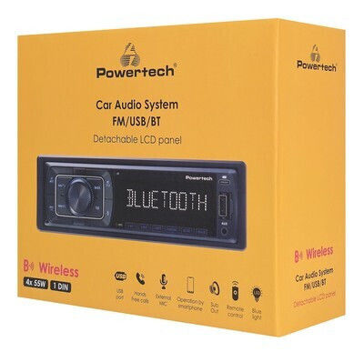 Powertech Auto-Audiosysteme 1 DIN Bluetooth USB AUX