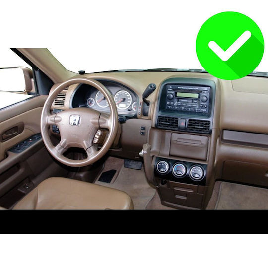 Carmedia Auto-Audiosystem für Honda CR-V 1996-2006 mit Klima (Bluetooth/USB/WiFi/GPS/Apple CarPlay/Android Auto) mit 9 Zoll Touchscreen
