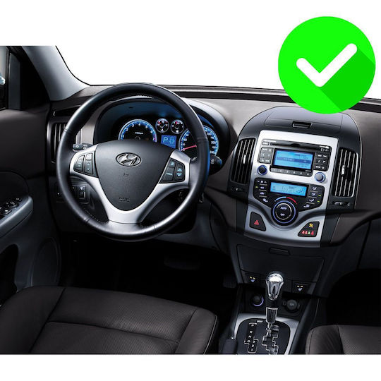 Carmedia Auto-Audiosystem für Hyundai i30 2007-2012 mit Klima (Bluetooth/USB/WiFi/GPS/Apple CarPlay/Android Auto) mit 9-Zoll Touchscreen