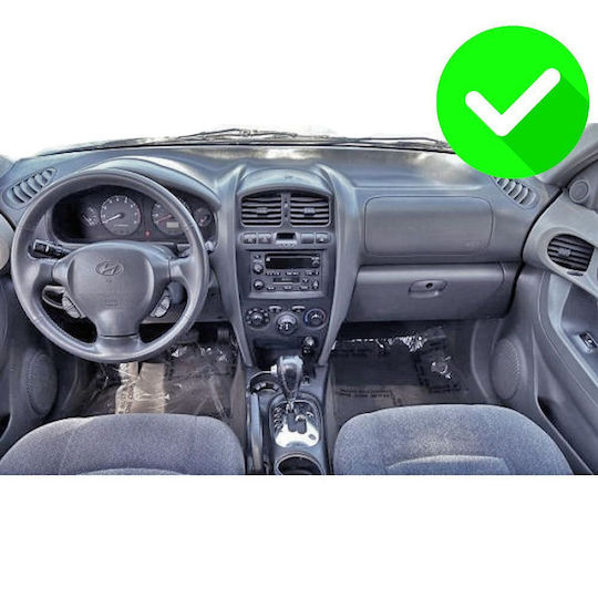Carmedia Auto-Audiosystem für Hyundai Santa Fe 2001-2006 Bluetooth USB Eingebautes Wi-Fi GPS Apple CarPlay Android Auto mit Touchscreen 9 Zoll