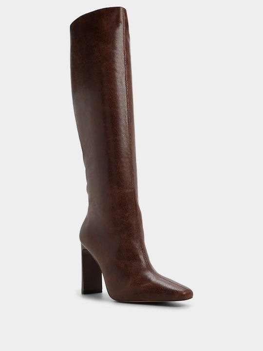 Leder Damenstiefel Braun