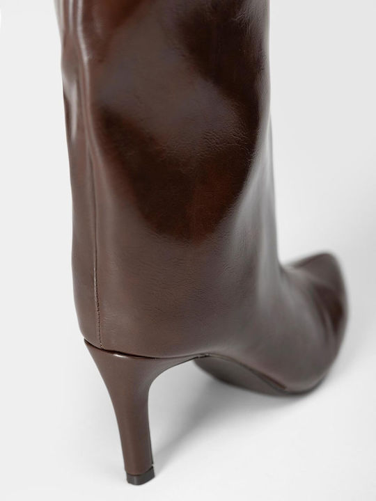 Damenstiefel mit Hohem Absatz Braune