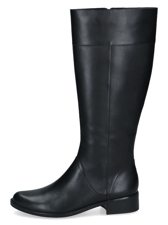 Leder Damenstiefel Tabac Braun