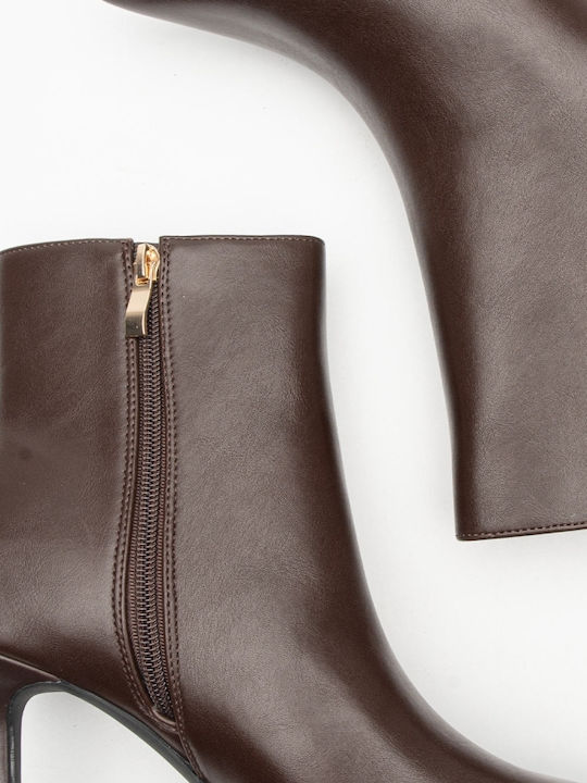 Damen Stiefeletten Braun