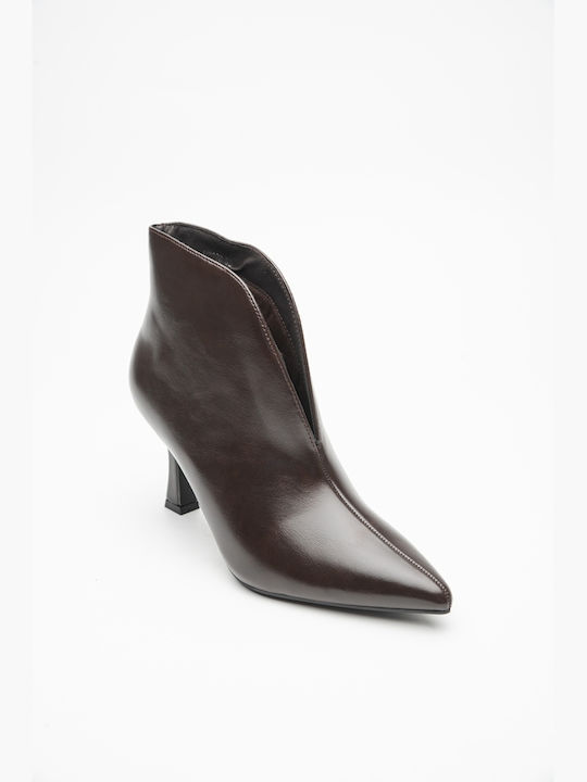 Damen Stiefeletten Braun