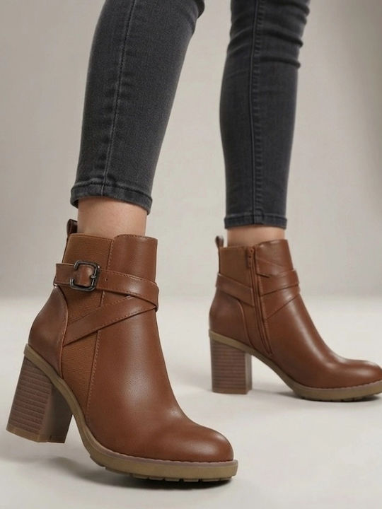 Stiefeletten Damen Braun