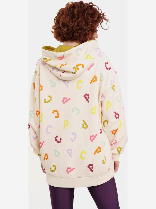 Women's Hooded Sweatshirt Beige