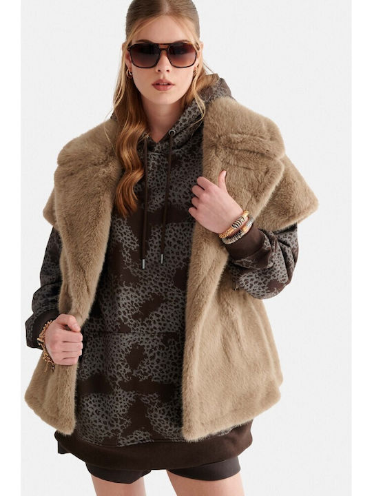Дамско суитшърт Brown