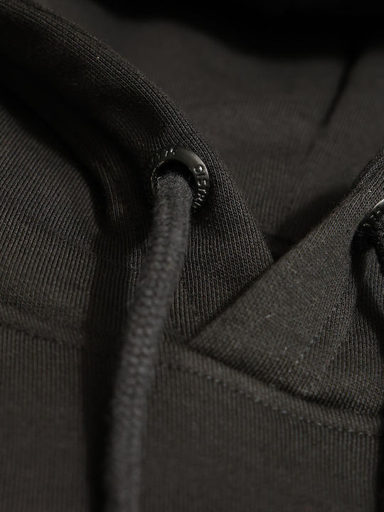 Women's Sweatshirt Hooded Black