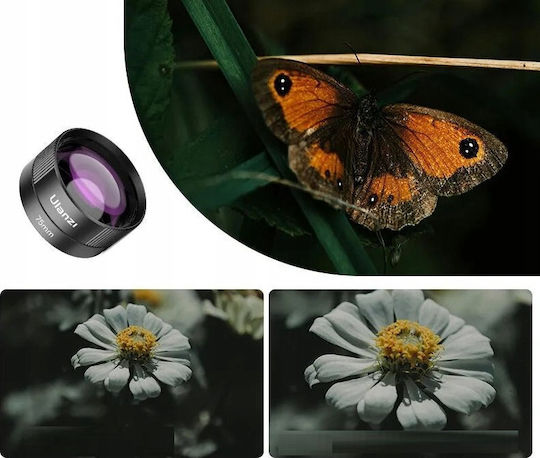 Ulanzi 75mm Macro Lens Smartphone Professional Macro Photography Lens Mobile Cl-003 F009