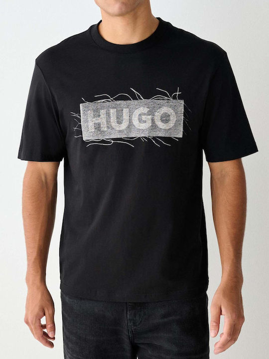 Hugo T-shirt Μαύρο