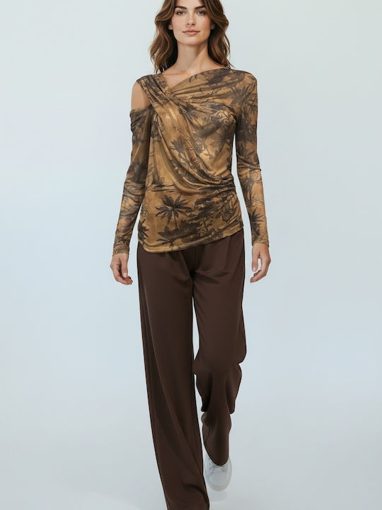 Moutaki Brown Blouse