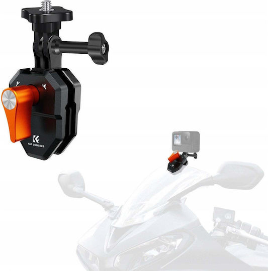 Kf Kf31.169 Action-Kamera-Stützbasis Glas-Protector Motorrad Oder Scooter Gopro 1/4