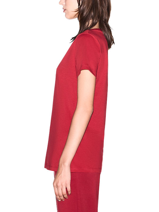 Damen T-Shirt Rot