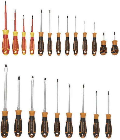 Magnusson Set De Șurubelnițe Magnetice Pentru Electrician VDE