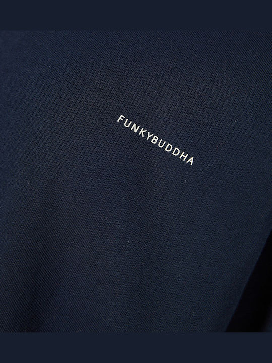 Funky Buddha T-shirt Navy Blue