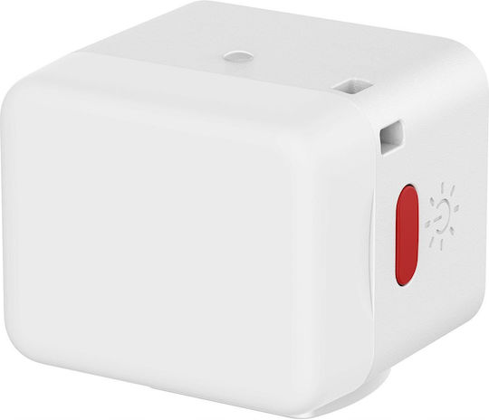 Magnetischer Led-Blitz + Iso-Phone Kamera Videokamera Halterung 1w 500mah Dg01 Weiß