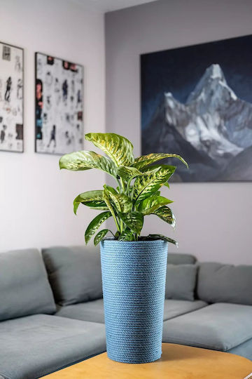 Adoni Plastic Blue Flower Pot 28x47cm