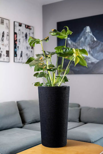 Adoni Bamboo Black Flower Pot 32x57cm Adoni Bamboo Black Flower Pot 32x57cm
