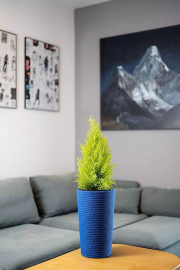 Adoni Plastic Blue Flower Pot 22x36cm