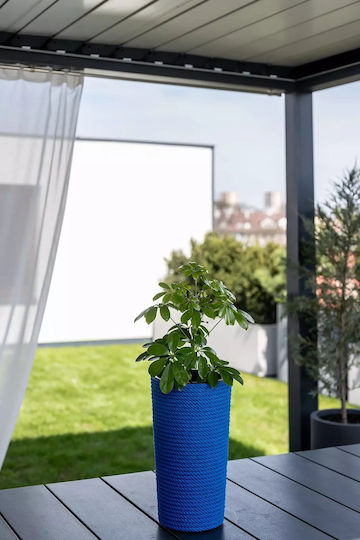 Adoni Plastic Blue Flower Pot 22x36cm