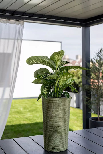 Adoni Kunststoff Blumentopf Grün 28x47cm