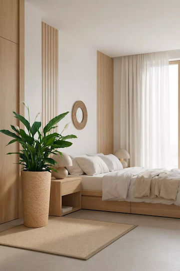 Adoni Bambus Blumentopf Handgefertigt 75x44x75cm