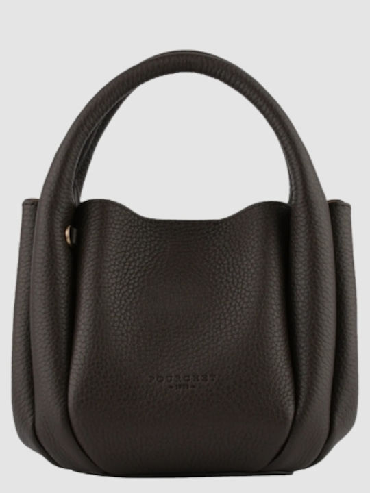 Leder Damenhandtasche Crossbody Schulter Braun