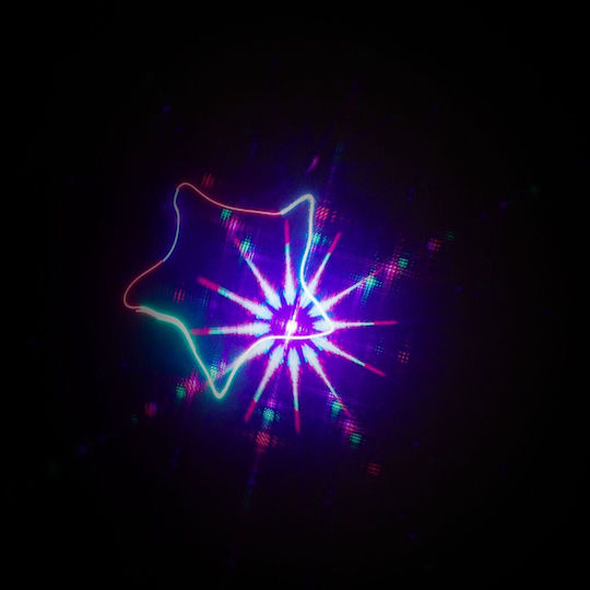 Light4me Парти Лазерен 1 Лазерен Проектор Сканиращ Фото Осветление RGB DMX 30 Kpps Графични Ефекти Анимации Безжично Дистанционно Управление Монтажна Конзола Активиране със Звук