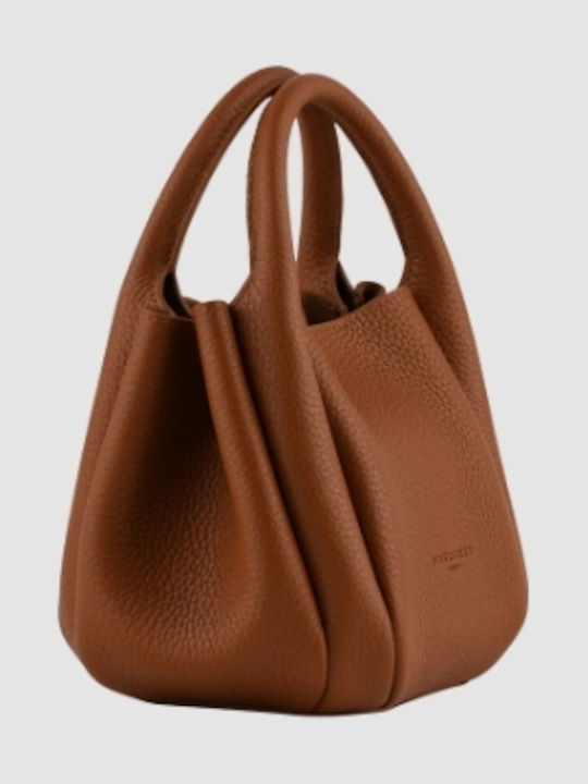 Leder Damen Handtasche Crossbody Schulter Tabac